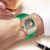 Fully - jewelled Automatic Mechanical Watch Men - Show Gadgets